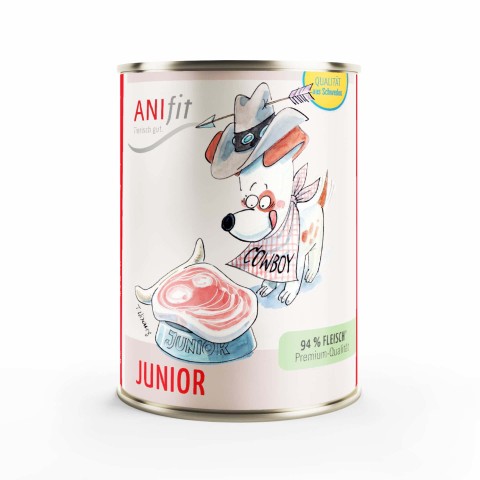 Dog Wet pet food Junior 400g 6 Piece -1- Anifit