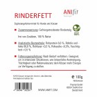 Cat Dog B.A.R.F. Supplements Beef Fat (Rinderfett) 100g 1 Package -3- Anifit