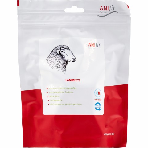 Cat Dog B.A.R.F. Supplements Lamb Fat (Lammfett) 200g 1 Package -1- Anifit