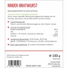 Cat Dog Snacks Beef-sausage (Rinder-Bratwurst) 100g 1 Piece -3- Anifit